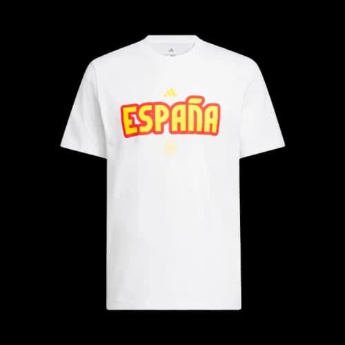 adidas World Cup 2026 Spain Home Graphic Tee White
