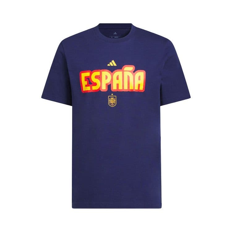 adidas World Cup 2026 Spain Home Graphic Tee Dark Blue