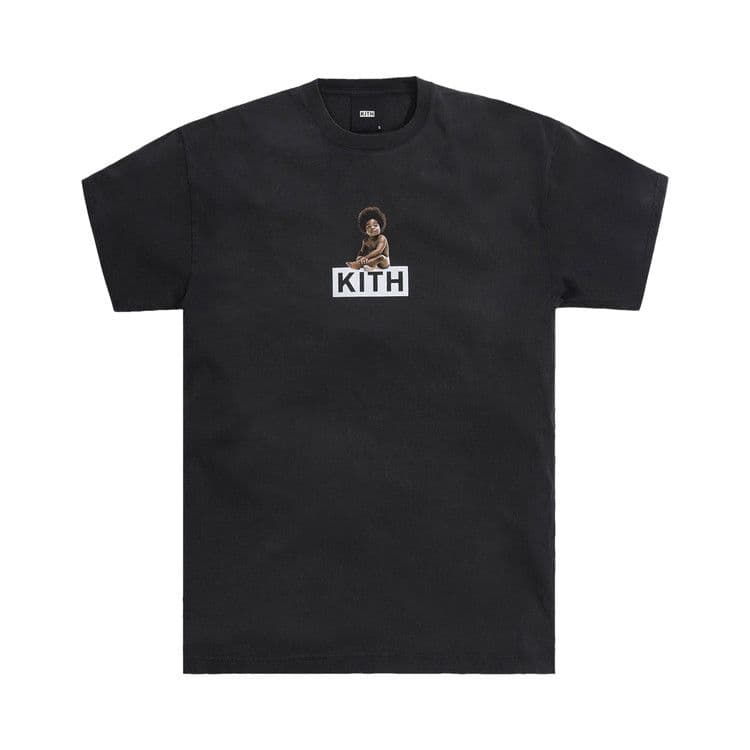 Kith For The Notorious B.I.G Ready To Die Classic Logo Vintage Tee 'Black'