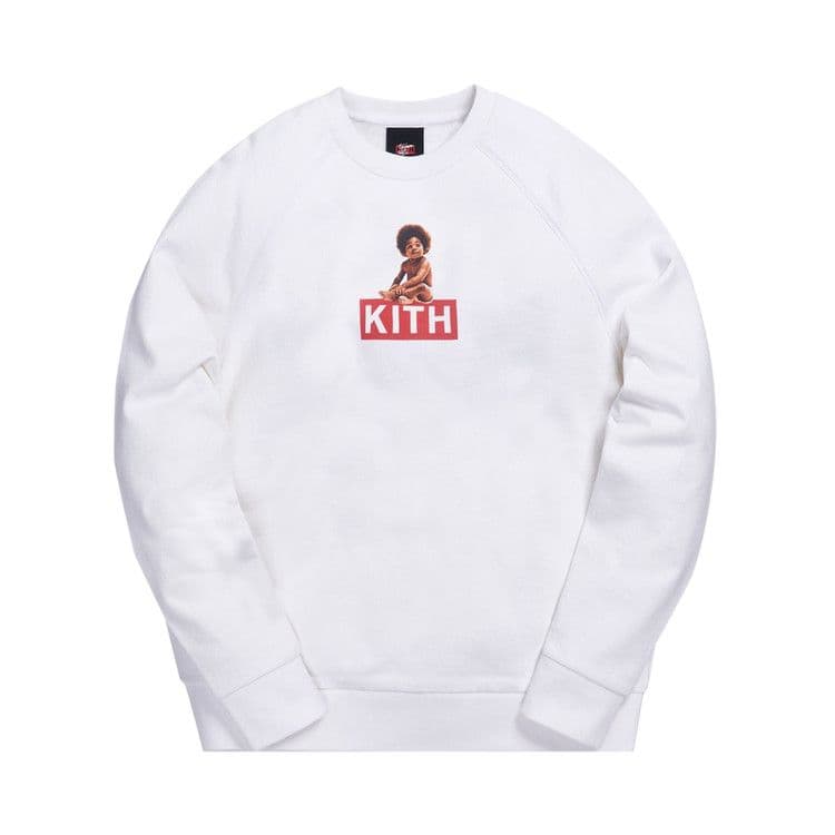 Kith x Biggie Classic Logo Crewneck 'White'