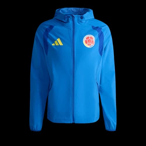 adidas Colombia Tiro Travel Full Zip Windbreaker Bright Royal