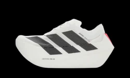 adidas Adizero Evo X White Black Lucid Red