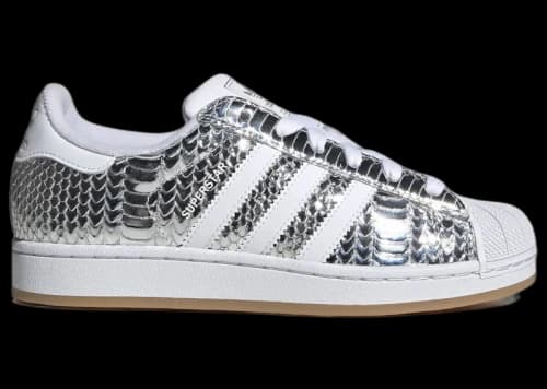 adidas Superstar II Patent Snakeskin Silver Metallic (Women's)
