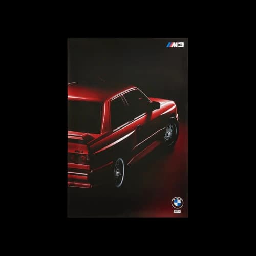 Kith x BMW 1989 E30 M3 Poster Multi