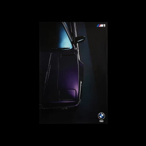 Kith x BMW 1981 M1 E26 Poster Multi