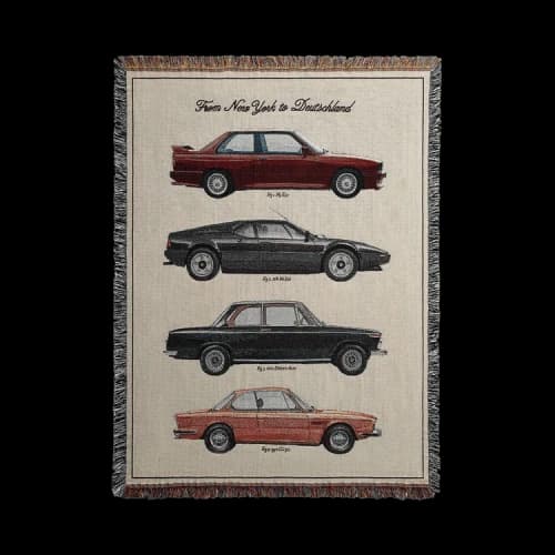 Kith x BMW Tapestry Blanket Sandrift