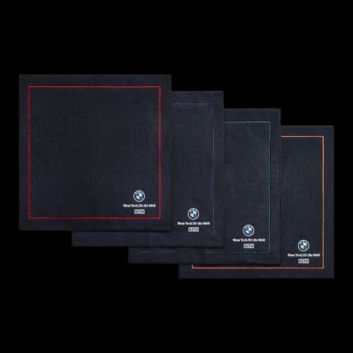 Kith x BMW Pack of 4 Microfiber Towel Black