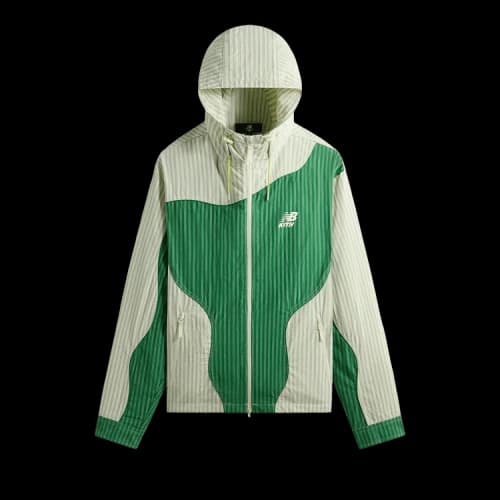 Kith x New Balance Poplin Mix Madison VI Jacket Spring Juniper