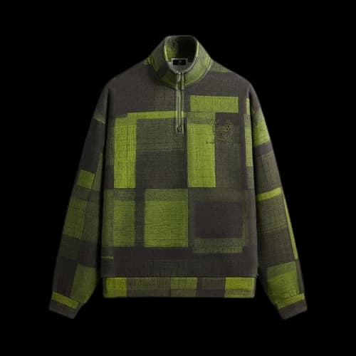 Kith x New Balance Woodblock Nelson Quarter Zip Calliste