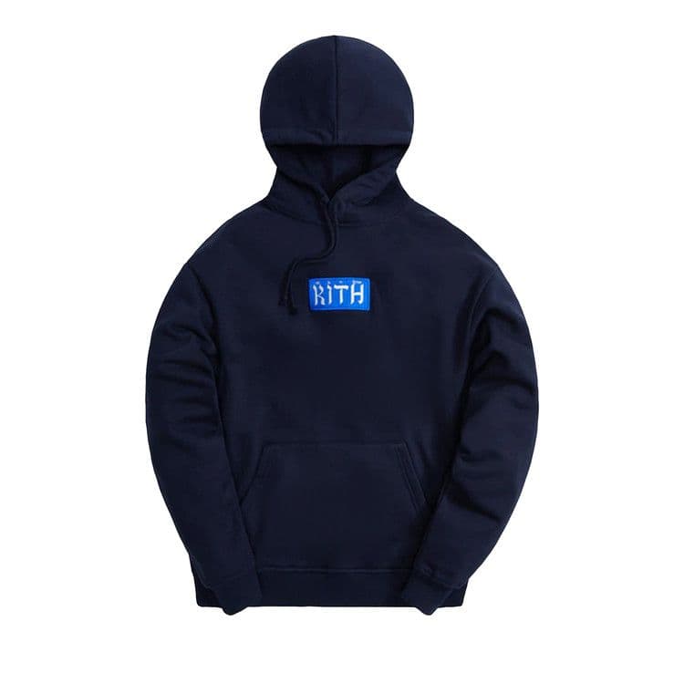 Kith Hebrew Script Hoodie 'Nocturnal'