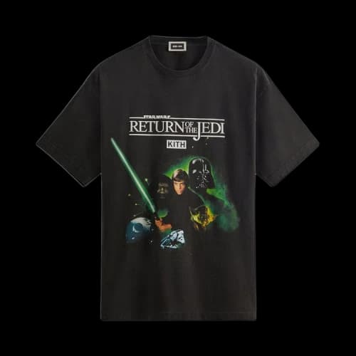 Kith x STAR WARS Luke Poster Vintage Tee Black