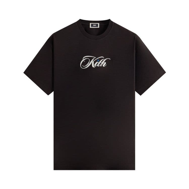 Kith Cursive Logo Tee 'Black'