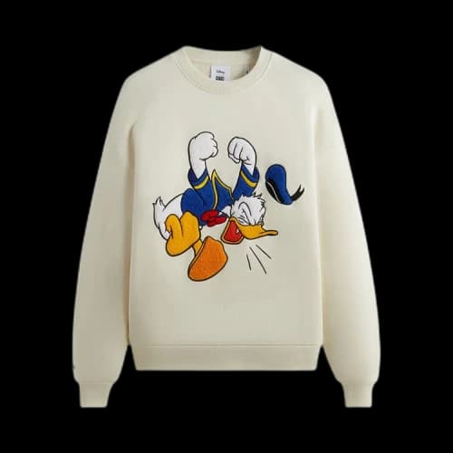 Kith x Disney Mickey & Friends Donald Duck Vintage Crewneck Sandrift