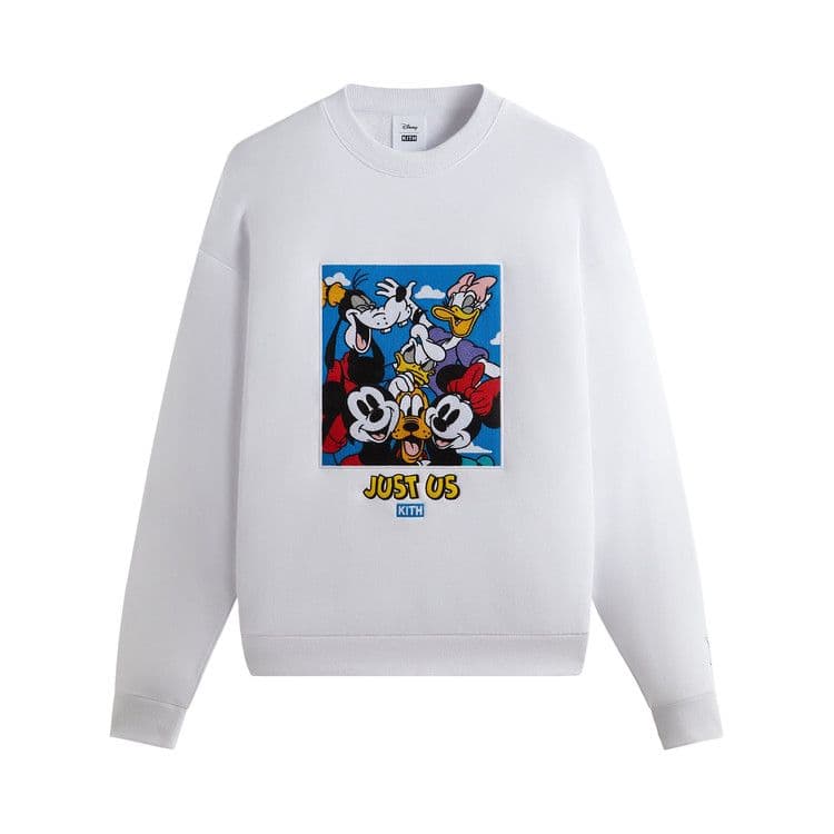 Kith For Mickey & Friends Family Portrait Vintage Crewneck 'White'