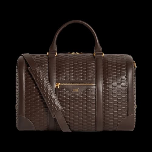 Kith Monogram Smooth Leather Traveler K40 Duffle Bag Zoom