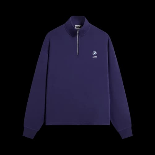 Kith x BMW Nelson Quarter Zip Pullover Techno Violet