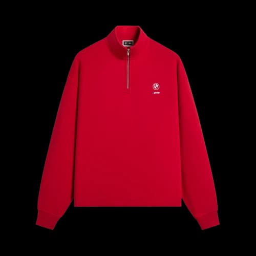 Kith x BMW Nelson Quarter Zip Pullover Cinnabar
