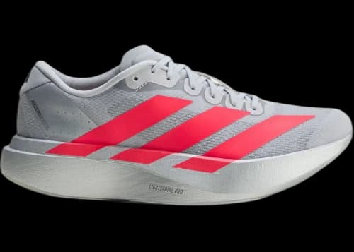 adidas Adizero Evo SL Silver Metallic Lucid Red (Women's)