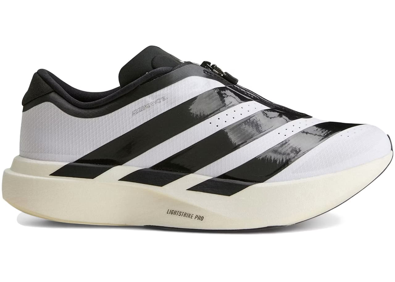 adidas Adizero Evo SL Zip White Black (Women's)