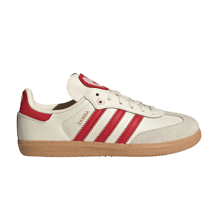 adidas Samba OG Valentine's Day Cream White Scarlet (2026) (PS)