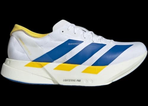 adidas Adizero Adios Pro 4 Cloud White Blue Yellow