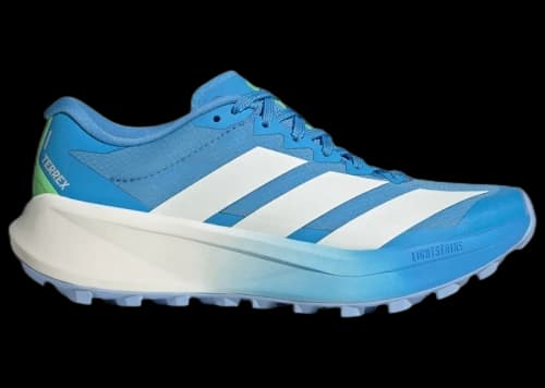 adidas Terrex Agravic 4 Trail Blue Burst Off White Lime (Women's)