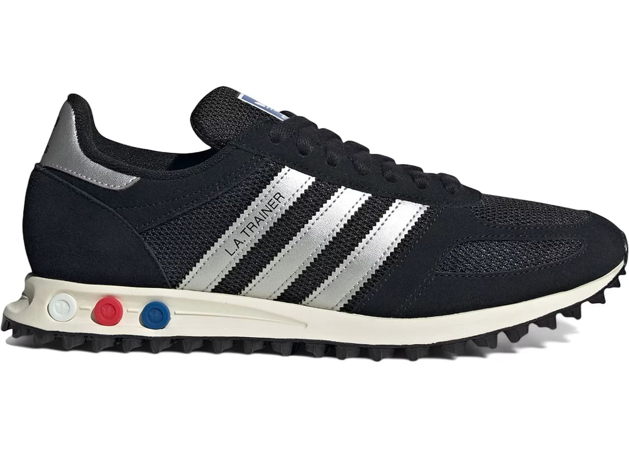 adidas LA Trainer OG Black Silver Metallic