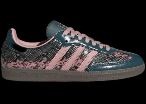 adidas Samba OG Rich Green Wonder Mauve (Women's)