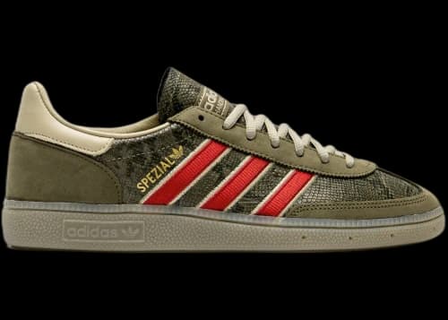 adidas Handball Spezial Olive Strata Snakeskin Team Victory Red