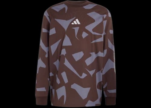 adidas Amg Camo L/S Top Aurora Coffee/Aurora Onix