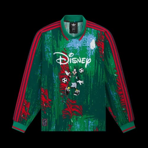 adidas x Brain Dead x Disney Long Sleeve Jersey Red/Bold Green/Blue