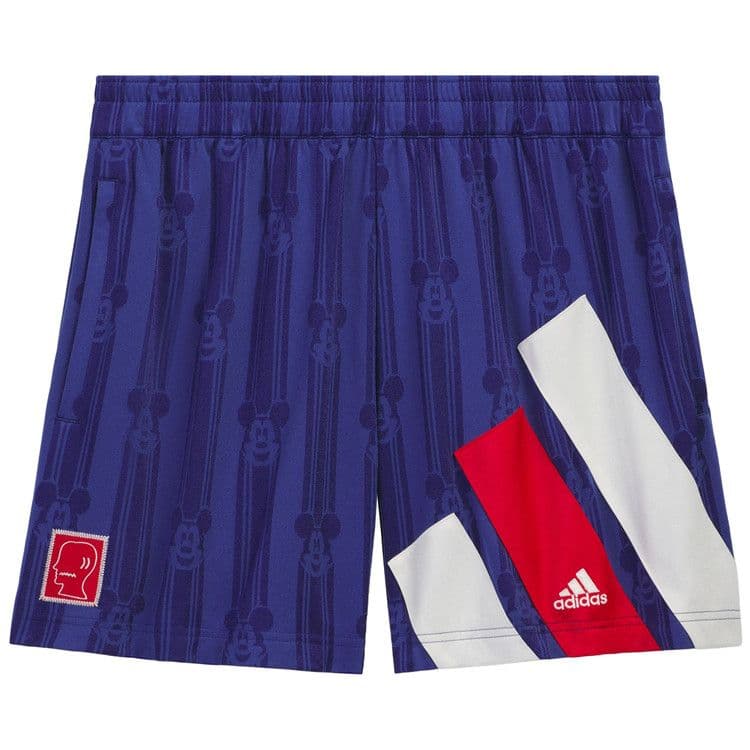 adidas x Brain Dead x Disney Football Shorts Victory Blue