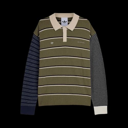 adidas x Song For The Mute Multi-Stripe Pattern T-Shirt Olistr/Alumin/Black
