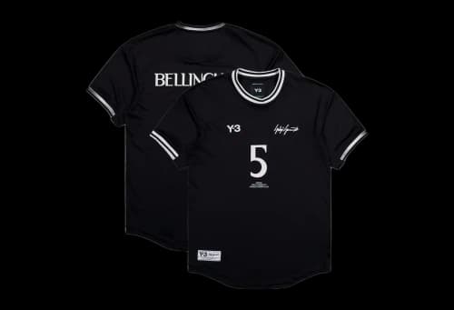 adidas Y-3 Jude Bellingham Football Short Sleeve Jersey Black