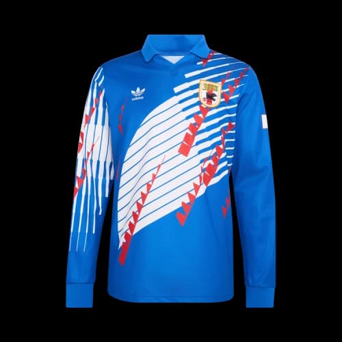 adidas Japan Home Long Sleeve Jersey Asia Sizing 1993 Asia Sizing 'Blue'
