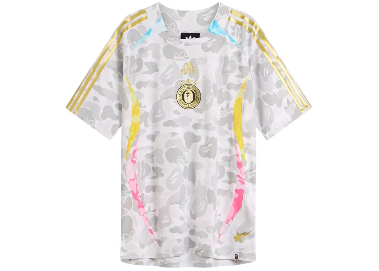 adidas x BAPE Teamgeist Away Tee White
