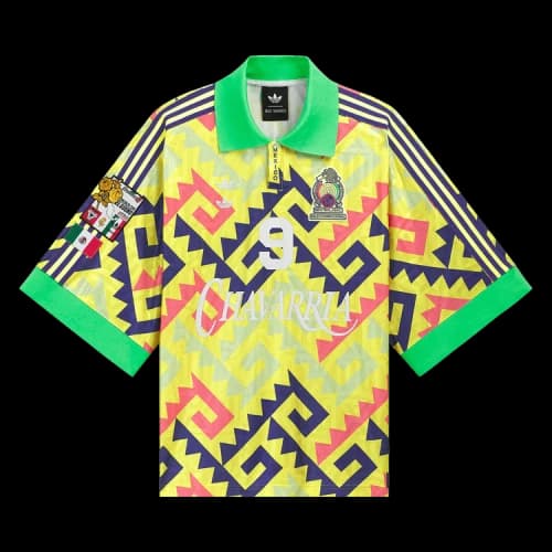 adidas x Chavarria AOP Goalkeeper Jersey Asia Sizing 'Solar Lemon Pure Purple Solar Turbo'