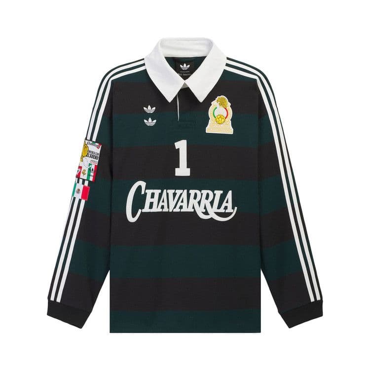 adidas x Willy Chavarria WC Portero Rugby Longsleeve Black