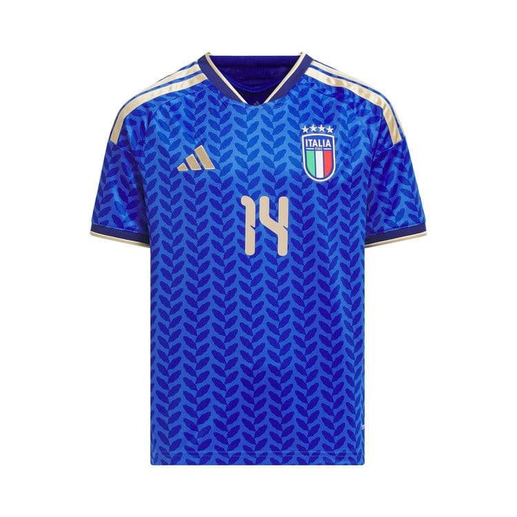 adidas Italy 26 Home Chiesa Jersey Bold Blue/Soccr-Ity-2w7
