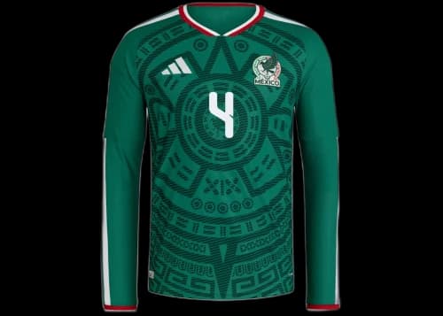 adidas Mexico 2026 Home Alvarez Authentic Long Sleeve Jersey Bold Green