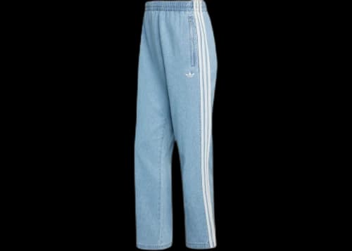 adidas Originals Summer Glow Denim Firebird Pants Light Blue