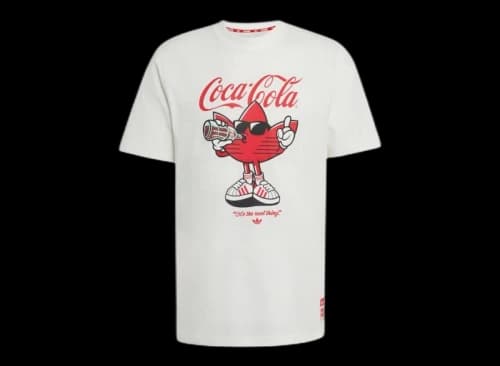 adidas x Coca-Cola Classic Sport Graphic Treffie Tee White