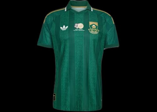 adidas South Africa 26 Away Authentic Jersey Team Dark Green/Team Green