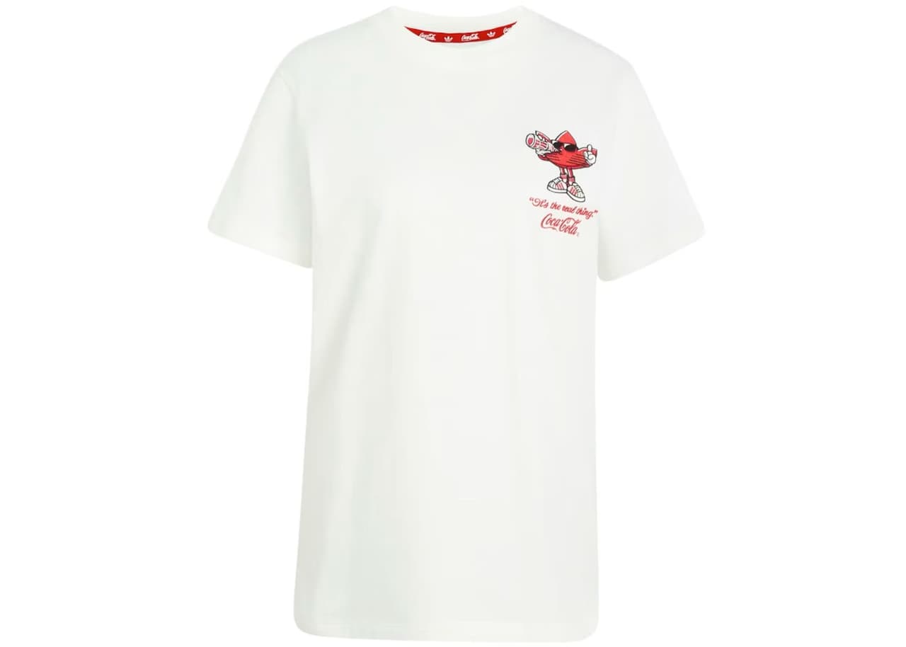 adidas x Coca-Cola Women's GFX Trefi Tee Core White