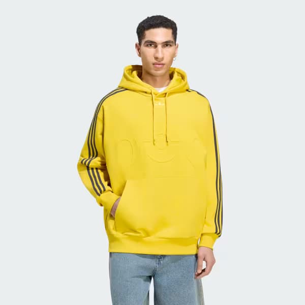 adidas x Pokemon Teamgeist Hoodie Asia Sizing 'Hazy Yellow'