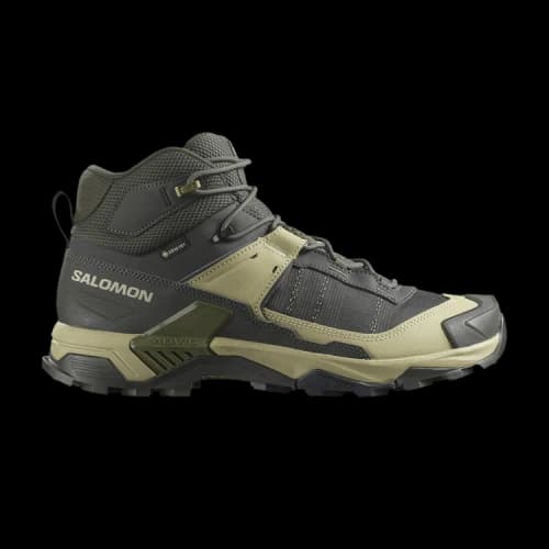 Salomon X Ultra 5 Mid Gore-Tex Peat Grey Green Blue Nights