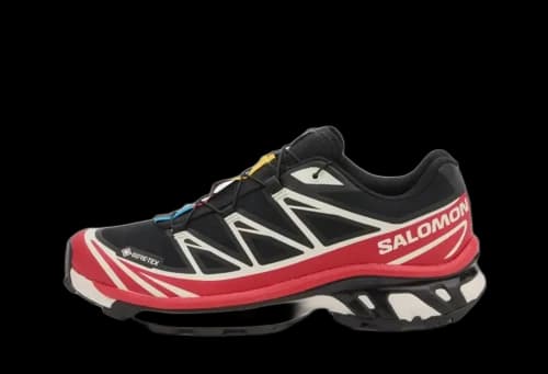 Salomon XT-6 Gore-Tex Black Flame Scarlet