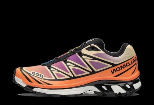 Salomon XT-6 Black Almond Dragon Fire