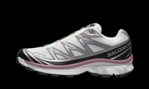 Salomon XT-6 White Black Dusky Orchid