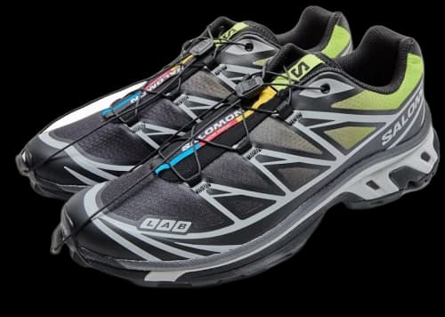 Salomon XT-6 Black Acid Lime